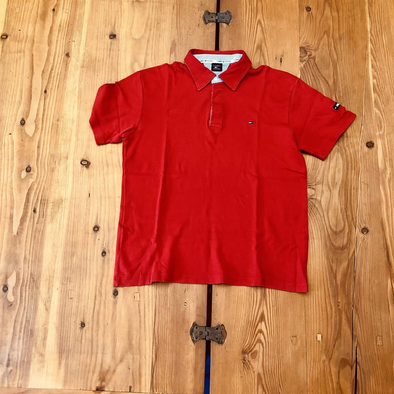 POLO UOMO TOMMY HILFIGER ROSSA TG XL